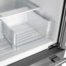 Forno 30-Inch French Door Built-In Refrigerator with 17.5 Cu Ft and Ice Maker in Stainless Steel with 4” Decorative Grill (FFFFD1974-35SG)