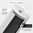 Canopy Faucet Filter with Micro Mesh and Activated Carbon Block