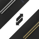 Forno Salerno Espresso 33-inch Side-by-Side 15.6 Cu.Ft. Refrigerator in Black with Antique Brass Trim (FFRBI1805-33BLK)