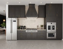 Forno 2-Piece Appliance Package - 48-Inch Spezia Gas Rangetop & French Door Double Wall Oven in Stainless Steel