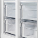 Forno 3-Piece Appliance Package - 30-Inch Gas Range, Under Cabinet Range Hood, & Side-by-Side Refrigerator in White with Stainless Steel Trim