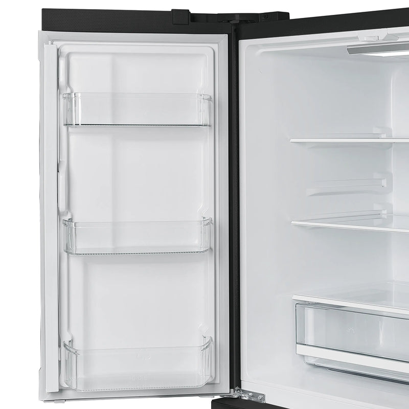 Forno 2-Piece Appliance Package - 30-Inch Induction Range and 36-Inch French Door Refrigerator in Black with Antique Brass Handle (FBDL-015-13CAUS)