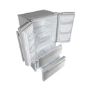 Forno 5-Piece Appliance Package - 36-Inch Electric Range, Wall Mount Range Hood, 36-Inch Refrigerator, Dishwasher, and 24-Inch Microwave Drawer in Stainless Steel