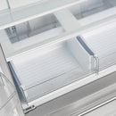 Forno Moena 36-Inch French Door 19.2 cu. ft Refrigerator with Modern Decorative Grille in Stainless Steel (FFRBI1820-40MG)