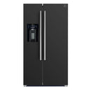 Forno 5-Piece Appliance Package - 30-Inch Electric Range, Under Cabinet Range Hood, Refrigerator with Water Dispenser, Dishwasher, and 30-Inch Microwave Drawer in Black with Stainless Steel Trim