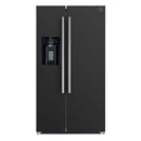 Forno Espresso 4-Piece Appliance Package - 30-Inch Electric Range, Under Cabinet Range Hood, Refrigerator with Water Dispenser and Dishwasher in Black with Stainless Steel Trim