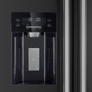Forno 4-Piece Appliance Package - 30-Inch Gas Range, Under Cabinet Range Hood, Refrigerator with Water Dispenser, and Dishwasher in Black with Stainless Steel Trim