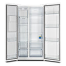 Forno 2-Piece Appliance Package - 30-Inch Electric Range and 36-Inch Side by Side Refrigerator in White with Stainless Steel Handle (FBDL-003-10US)