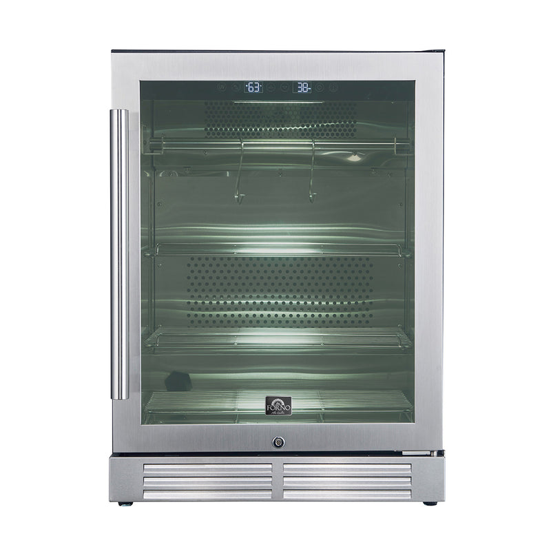 Forno Asciutto 24-Inch 4.41 Cu. Ft. Dry Aging Cabinet in Stainless Steel 304 (FFSDA6840-24)