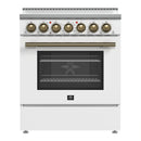 Forno Paolo 30-Inch Freestanding Electric Range in White (FFSEL6011-30WHT)