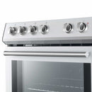 Forno 5-Piece Appliance Package - 30-Inch Electric Range, Under Cabinet Range Hood, Refrigerator, Dishwasher, and 30-Inch Microwave Oven in Stainless Steel
