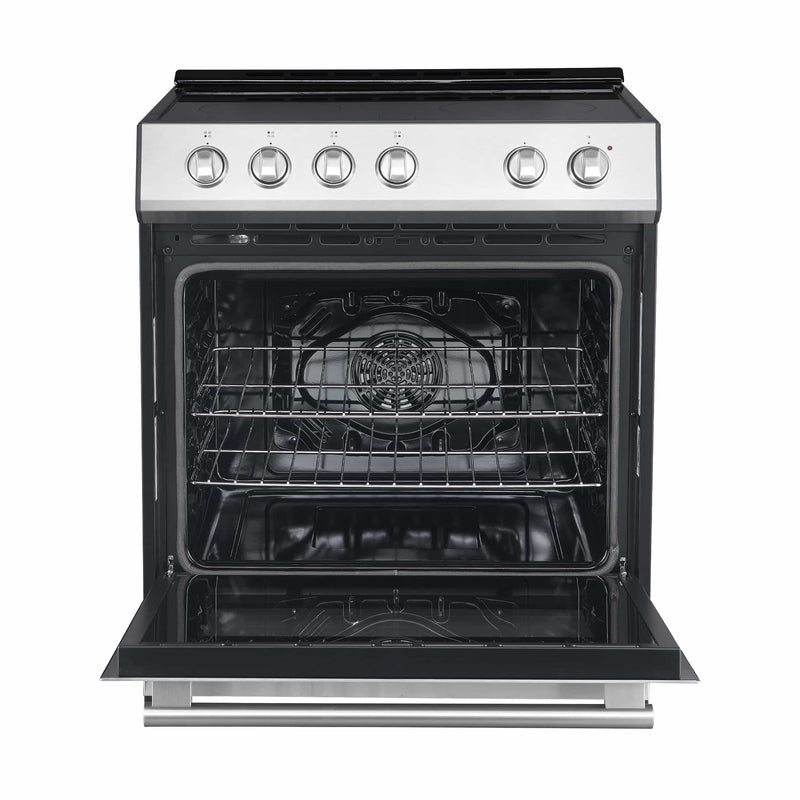 Forno Leonardo Espresso 30-Inch Electric Range with 5.0 cu. Ft. Electric Oven in Stainless Steel (FFSEL6012-30)