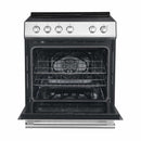 FORNO 3-Piece Appliance Package- 30-Inch Electric Range, 31-Inch Refrigerator, and Built-In Dishwasher in Stainless Steel (FBDL-011-01US)
