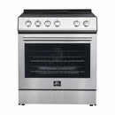 Forno 2-Piece Appliance Package - 30-Inch Electric Range and 36-Inch French Door Refrigerator in Stainless Steel (FBDL-003-05US)
