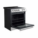 Forno Espresso 3-Piece Appliance Package - 30-Inch Electric Range with 5.0 Cu.Ft. Electric Oven, Refrigerator, and Under Cabinet Range Hood in Stainless Steel (FBDL-001-01US)