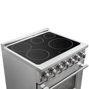 Forno 2-Piece Appliance Package - 30-Inch Electric Range and 36-Inch French Door Refrigerator in Stainless Steel (FBDL-013-03CAUS)