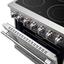 Forno 2-Piece Appliance Package - 30-Inch Electric Range and 31-Inch Refrigerator, Left Hinge in Stainless Steel (FBDL-013-02CAUS)