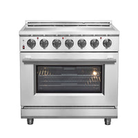 Forno Massimo 36-Inch Electric Range in Stainless Steel (FFSEL6020-36)