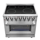 Forno 2-Piece Appliance Package - 36-Inch Electric Range and 31-Inch Refrigerator, Left Hinge in Stainless Steel (FBDL-013-07CAUS)