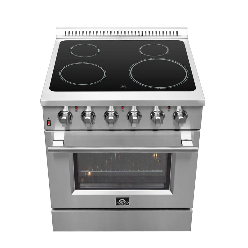 Forno Galiano 30-Inch Electric Range with Convection Oven in Stainless Steel (FFSEL6083-30)