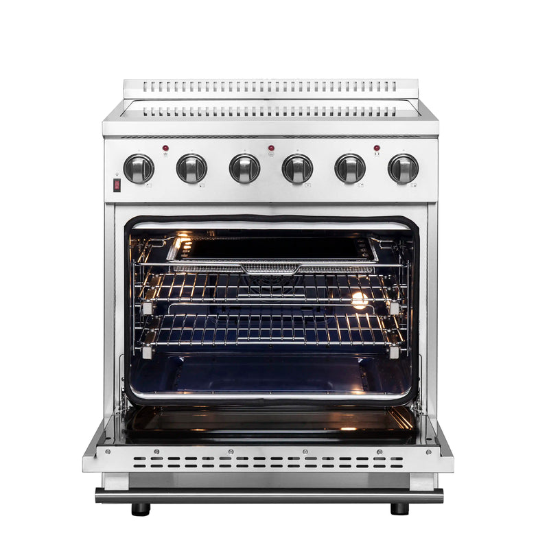 Forno Galiano 30-Inch Electric Range with Convection Oven in Stainless Steel (FFSEL6083-30)