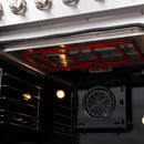 Forno Galiano 30-Inch French Door Electric Range with Convection Oven in Stainless Steel (FFSEL6917-30)