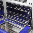 Forno 2-Piece Appliance Package - 60-Inch Dual Fuel Range and Wall Mount Range Hood in Stainless Steel