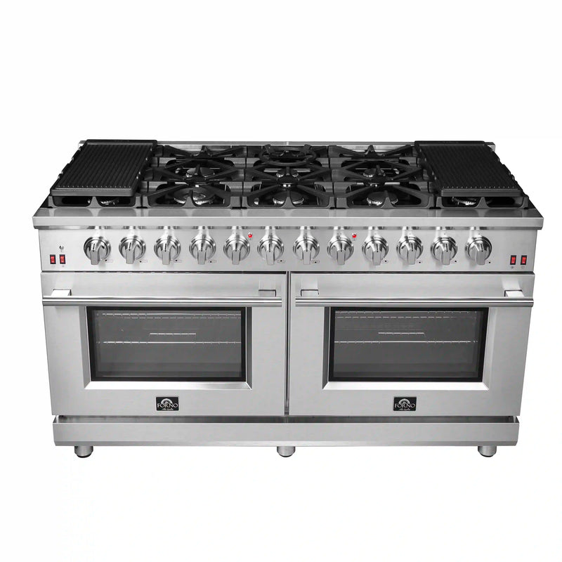 Forno Massimo 60-Inch Gas Range in Stainless Steel (FFSGS6239-60)