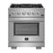 Forno 30-Inch Capriasca Gas Range with 5 Burners, Convection Oven and 100,000 BTUs (FFSGS6260-30)