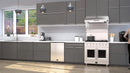 Forno 5-Piece Appliance Package - 36-inch Gas Range, Hood, Refrigerator, Dishwasher and 30-Inch Microwave Oven in Stainless Steel
