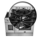 Forno 5-Piece Appliance Package - 48-inch Gas Range, Hood, Refrigerator, Dishwasher and 24-Inch Microwave Oven in Stainless Steel