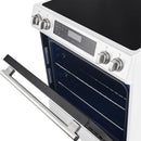 Forno 2-Piece Appliance Package - 30-Inch Induction Range and 31-Inch Refrigerator, Right Hinge in White with Stainless Steel Handle (FBDL-015-06CAUS)