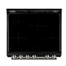 Forno 5-Piece Appliance Package - 30-Inch Induction Range, Under Cabinet Range Hood,  French Door Refrigerator, Dishwasher, and  Microwave Drawer in Black with Stainless Steel Trim