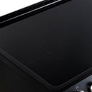 Forno 3-Piece Appliance Package - 30-Inch Induction Range, French Door Refrigerator, and Dishwasher in Black with Stainless Steel Trim