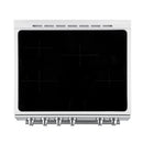 Forno Leonardo Espresso 30-Inch Induction Range in White with Stainless Steel Trim (FFSIN0982-30WHT)