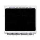 Forno 2-Piece Appliance Package - 30-Inch Slide-In Induction Range and 31-Inch Refrigerator, Right Hinge in White with Stainless Steel Handle (FBDL-014-06CAUS)