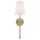 Parrot Uncle Finley 1-Light Satin Gold Dimmable Bathroom Wall Sconce (FI901G)
