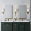 Parrot Uncle Finley 1-Light Satin Gold Dimmable Bathroom Wall Sconce (FI901G)