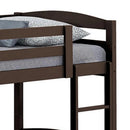 Parrot Uncle Transitional Solid Hardwood Twin over Twin Bunk Bed, Patented Insert & Lock Joint for Extra Safety for Kids