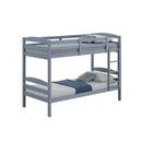Parrot Uncle Transitional Solid Hardwood Twin over Twin Bunk Bed, Patented Insert & Lock Joint for Extra Safety for Kids