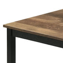Parrot Uncle Findlay 3-Piece 47.5-Inch Rectangle Faux Marble Top Coffee Table Set with Solid Wood Legs