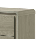 Parrot Uncle Rainier Modern 25-Inch 2-Drawer Nightstand in Gray Wood (FM72002GY-N-PU)