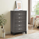 Parrot Uncle Contemporary 31-Inch Chest with 5-Drawer for Bedroom, Livingroom