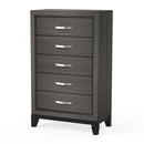Parrot Uncle Contemporary 31-Inch Chest with 5-Drawer for Bedroom, Livingroom