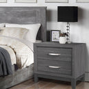 Parrot Uncle Furniture of America Lucien 23" Modern Wood Nightstand with 2 Drawers
