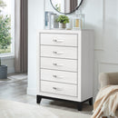 Parrot Uncle Contemporary 31-Inch Chest with 5-Drawer for Bedroom, Livingroom