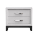 Parrot Uncle Furniture of America Lucien 23" Modern Wood Nightstand with 2 Drawers