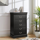 Parrot Uncle Transitional 5-Drawer 31.5-Inch Wide Chest of Drawers with Bracket Feet