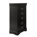Parrot Uncle Transitional 5-Drawer 31.5-Inch Wide Chest of Drawers with Bracket Feet