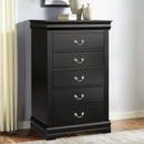 Parrot Uncle Transitional 5-Drawer 31.5-Inch Wide Chest of Drawers with Bracket Feet